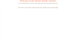 Desktop Screenshot of familydecker.org